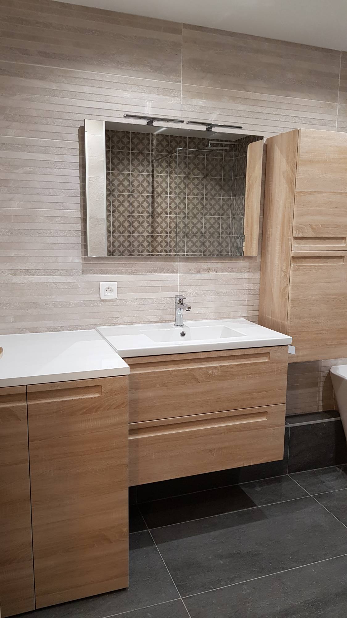 Rénovation complète de salle de bain à Bischheim près de Strasbourg Illkirch-Graffenstaden