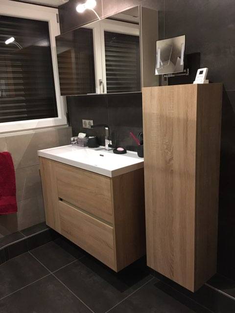 Rénovation complète d&#8217;une salle de bain en Alsace : B Concept Erstein